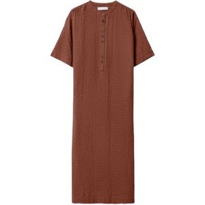 Everlane The Caftan Dress Sequoia Check